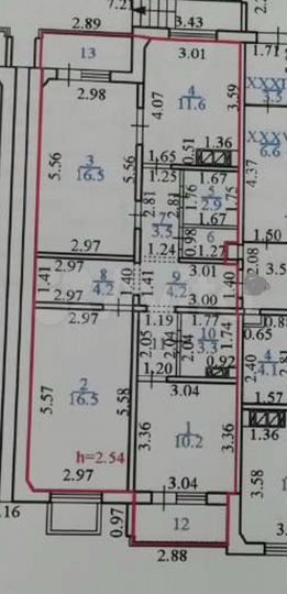 3-к. квартира, 83,2 м², 1/15 эт.