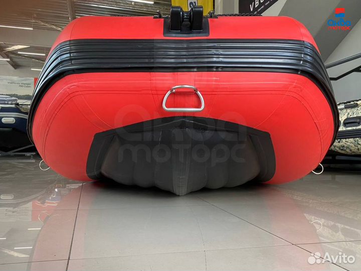 Лодка пвх Solar 430 super jet tunnel красная