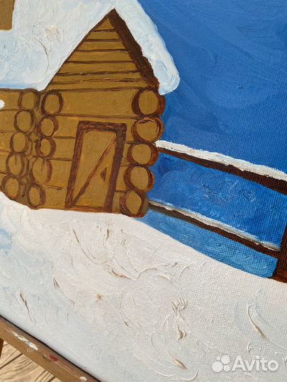 Картина маслом на холсте большая