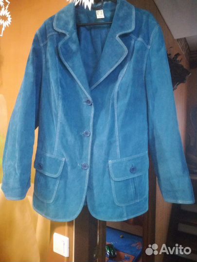 Куртка женская, натуральный замш