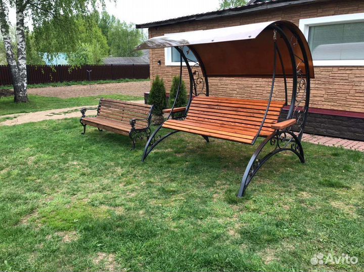 Качели для дачи Люкс