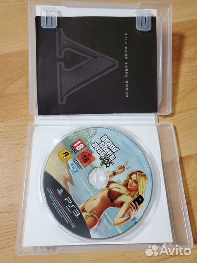 Grand Theft Auto 5 GTA диск PS3