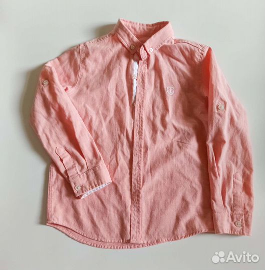 Детская рубашка для мальчика 110-116