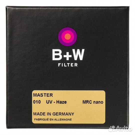 Новый master 010 UV MRC nano 39мм B+W 1101496 ультрафиолетовый светофильтр