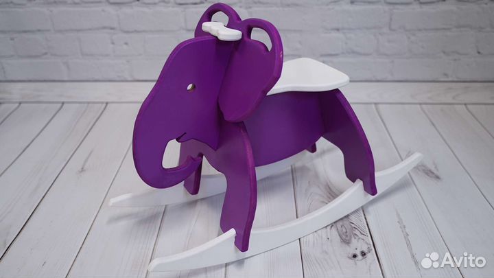 Детская кресло качалка слоник