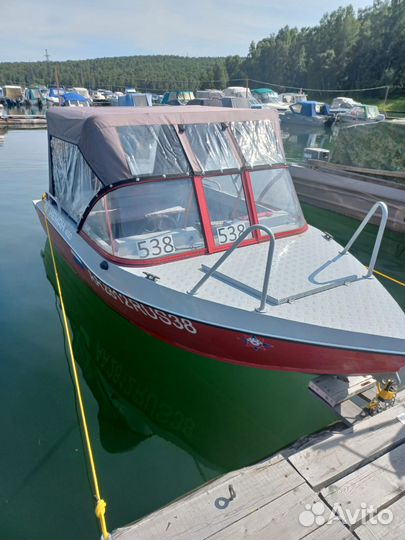 Neman 450 с мотором Suzuki df50a и прицепом