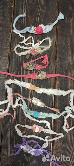 Повязка для девочки новорождённой