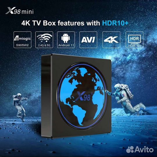 Android Smart TV приставка Vontar X98 Mini