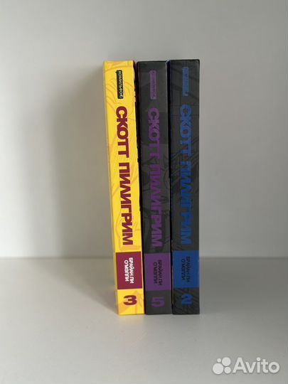 Скотт пилигрим выпуск 1,2,3, 5 графический роман
