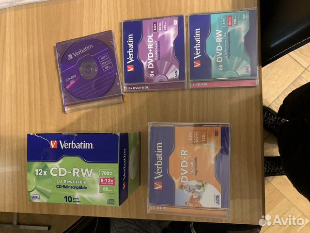 Cd-r и cd-rw и dvd-r и dvd-rw диски, болванки чист