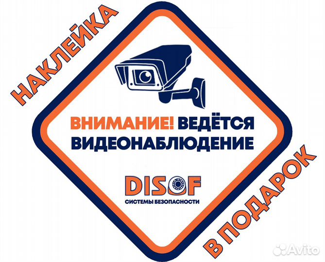 Видеонаблюдение комплект IP с 4G №444