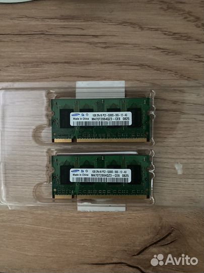 Оперативная память ddr2 для ноутбука