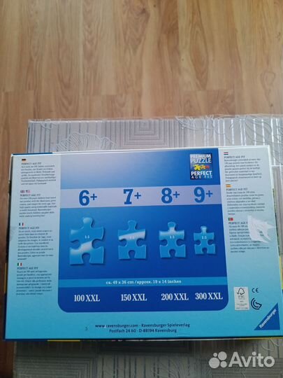 Пазлы ravensburger XXL 300