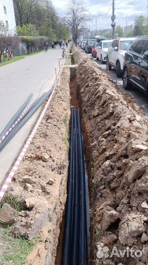 Земляные работы копка вручную