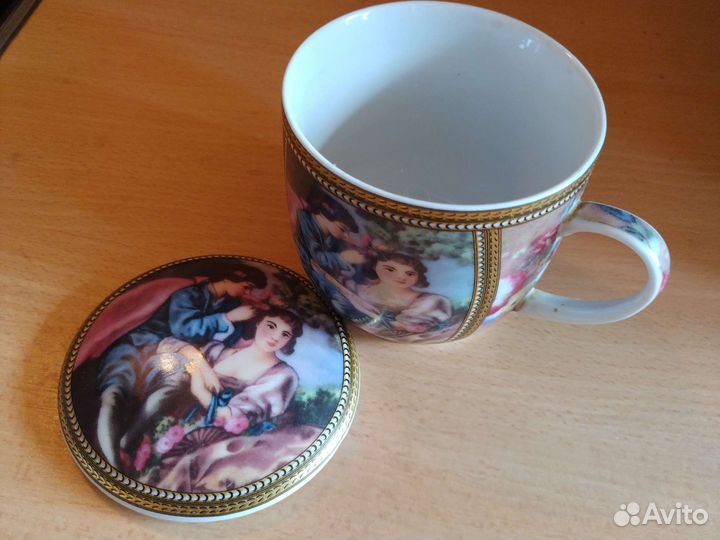 Кружка с крышкой