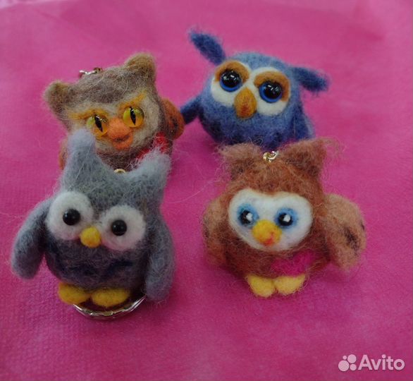 Совенок игрушка из войлока