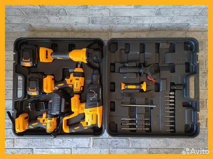 Набор электроинструмента dewalt 4 в 1