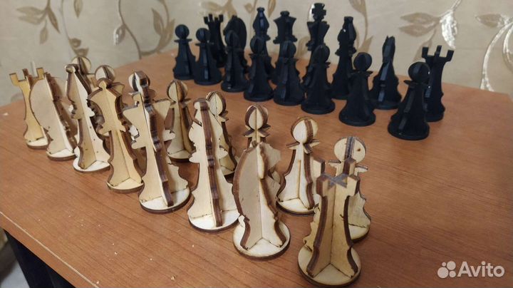 Шахматы из фанеры