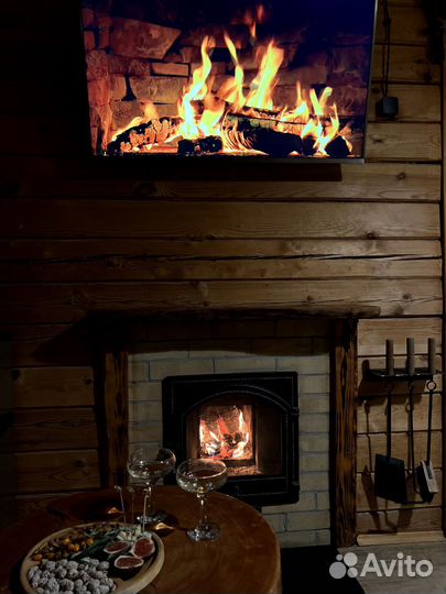 Баня на дровах горячая купель в Солонцах