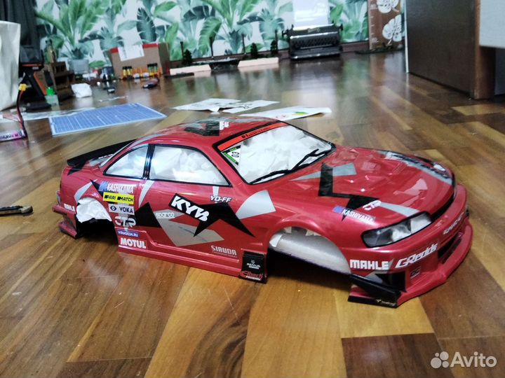 Rc кузов 1 10 дрифт кузов от silvia