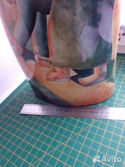 Ваза майолика ручная работа,авторская роспись