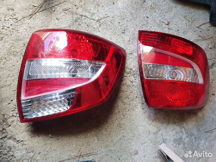 Задние правый и левый фонарь лада Гранта 2190