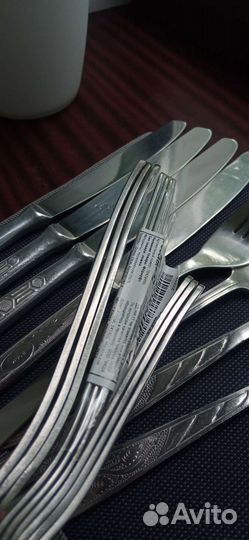 Вилки, ложки, ножи новые IKEA бу СССР набор
