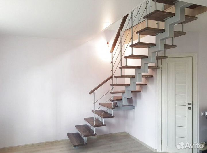 Лестницы с поворотом под ключ