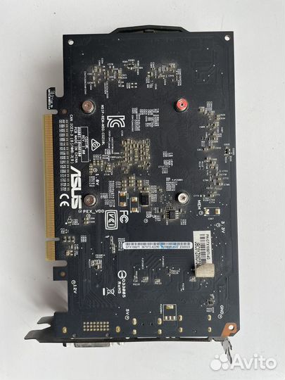 Видеокарта gtx 1050 ti asus