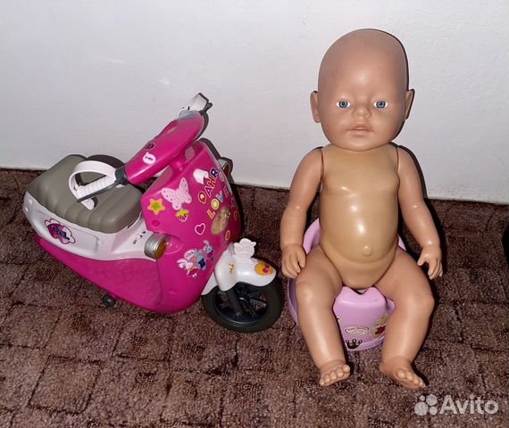 Baby born кроватка для кукол пупс