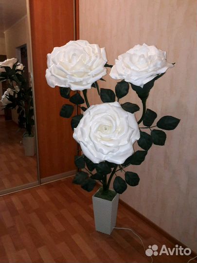 Розы торшер