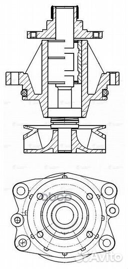 Насос водяной для а/м BMW 3 (E36) (90) /5 (E3 L