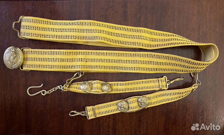 Ремень офицерский парадный вмф