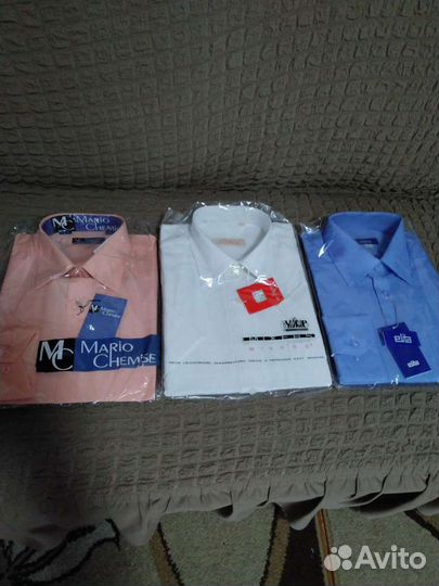 Рубашки мужские новые