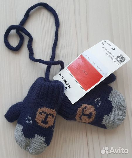 Варежки детские шапка шарф C&A новые разные