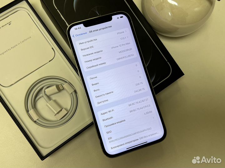 iPhone 12 Pro Max, 256 ГБ