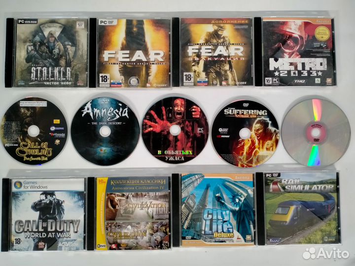 CD диски с играми