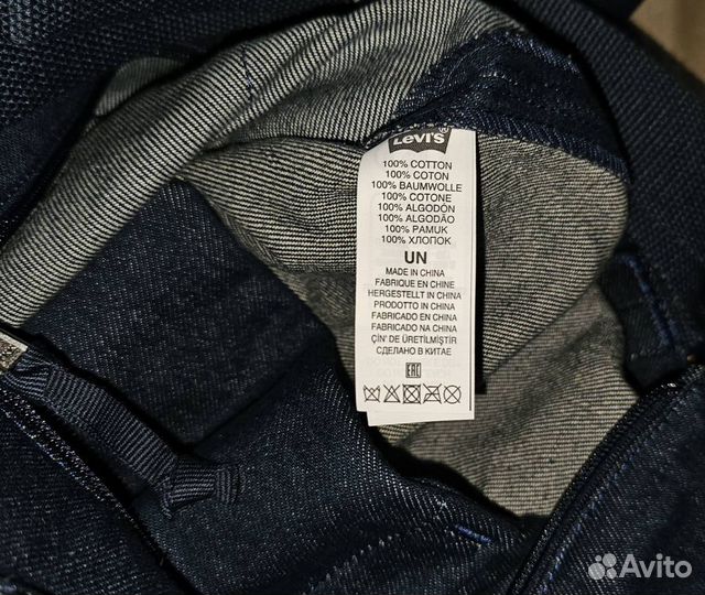 Сумка Levis Denim из джинсовой новая ориг индиго