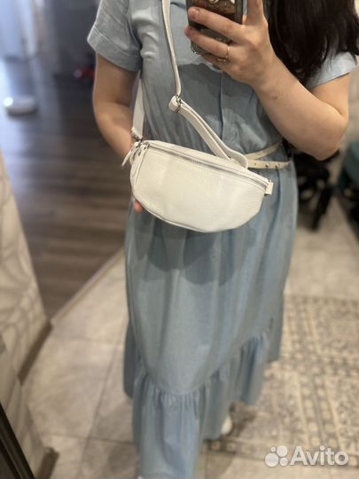 Сумка женская натуральная кожа италия