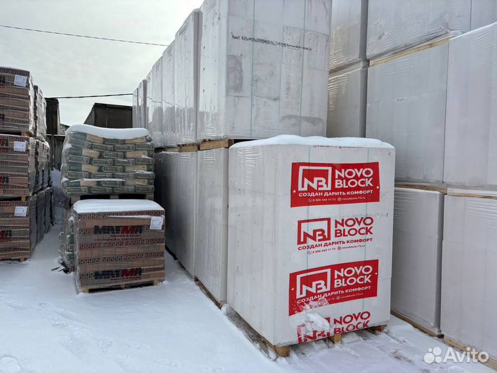 Газоблок Новоблок Газобетонные блоки Пеноблок