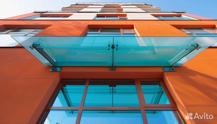 Стеклянный козырек