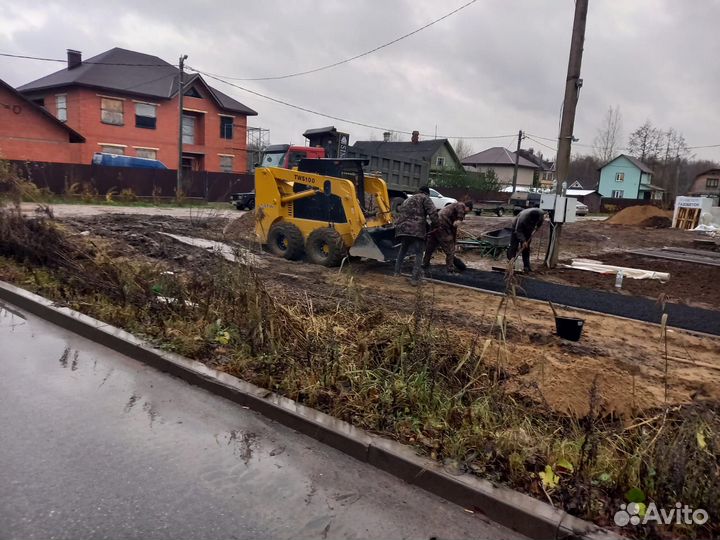 Услуги Мини погрузчика Bobcat