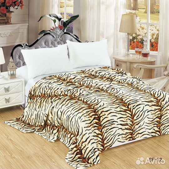 Плед покрывало велсофт