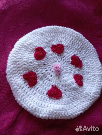 Вязаный берет