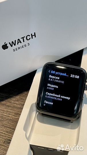 Часы apple watch 3 42mm