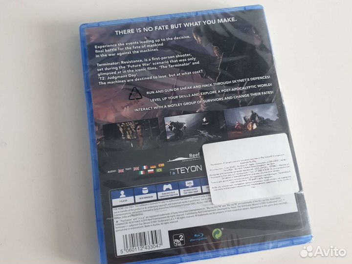 Игра ps4 terminator resistance