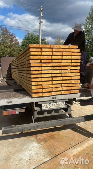 Доска обрезная 50х100х6000мм ГОСТ