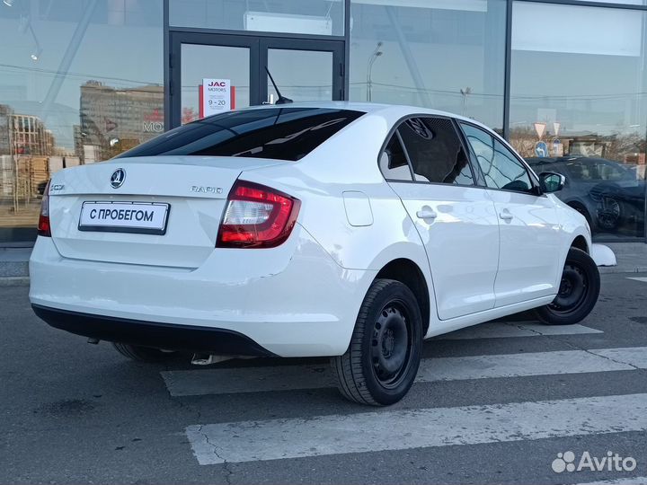 Skoda Rapid 1.6 МТ, 2019, 105 728 км