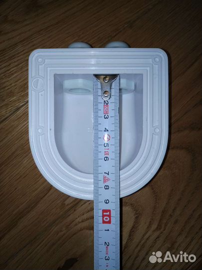 Гермоввод двойной белый, для автодома, под кабель