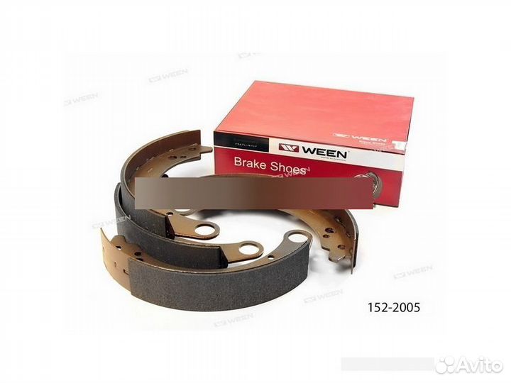 Тормозные колодки барабанные Ween 1522005